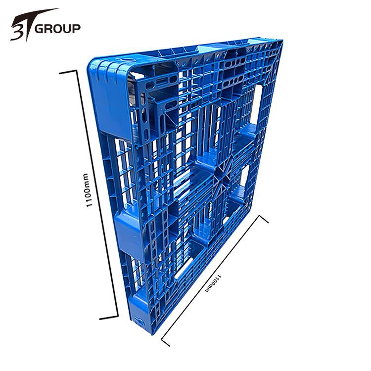 Stackable Mid-Duty 6 Runner Plastic Pallet manufactory