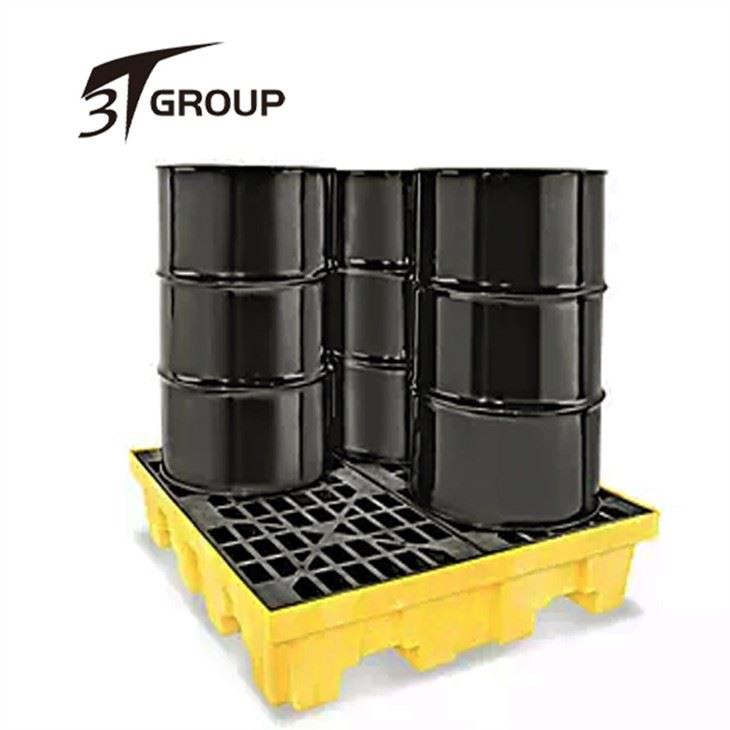 4 Drums Spill Pallet For Petroleum