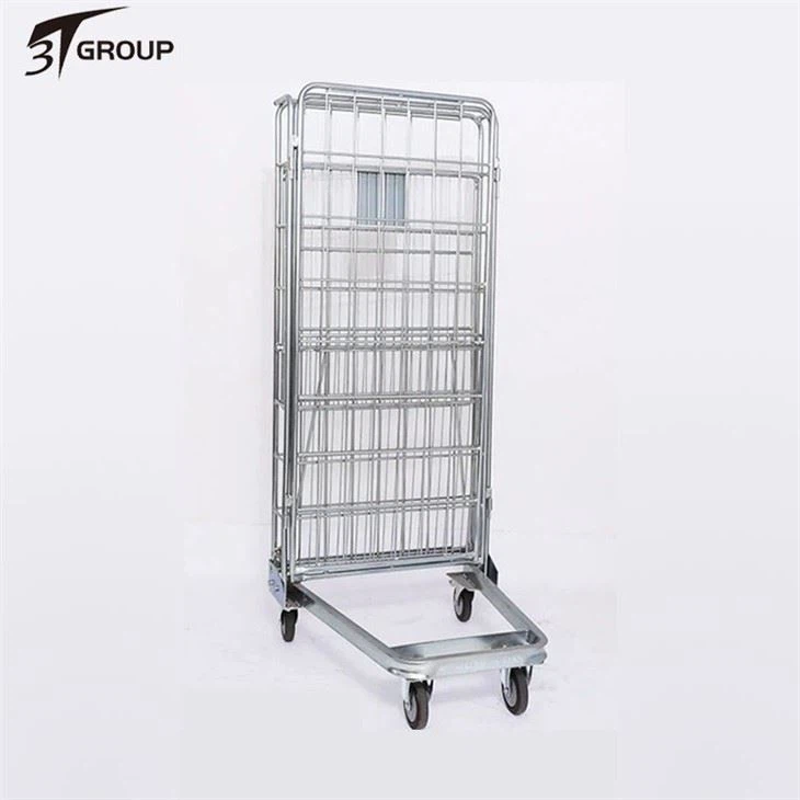Meat trolley roll cage container for supermarket price