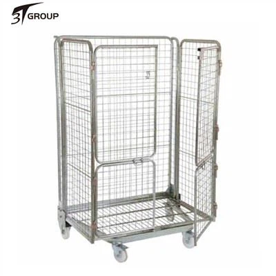 Four Sided Mesh Infill Jumbo Roll Cage Pallet