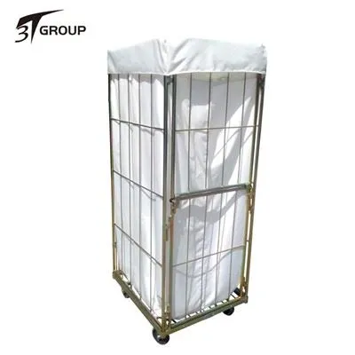 Metal Laundry Cage With Wheels