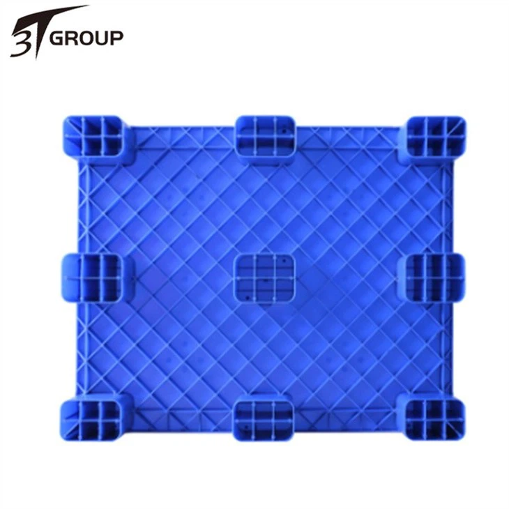 China 9 legs flat plastic pallet
