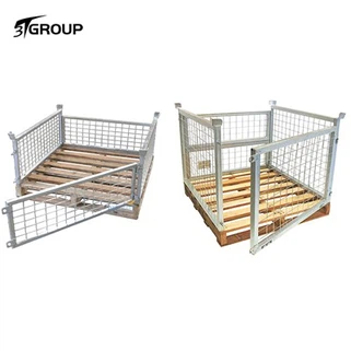Stackable Mesh Pallet Cages
